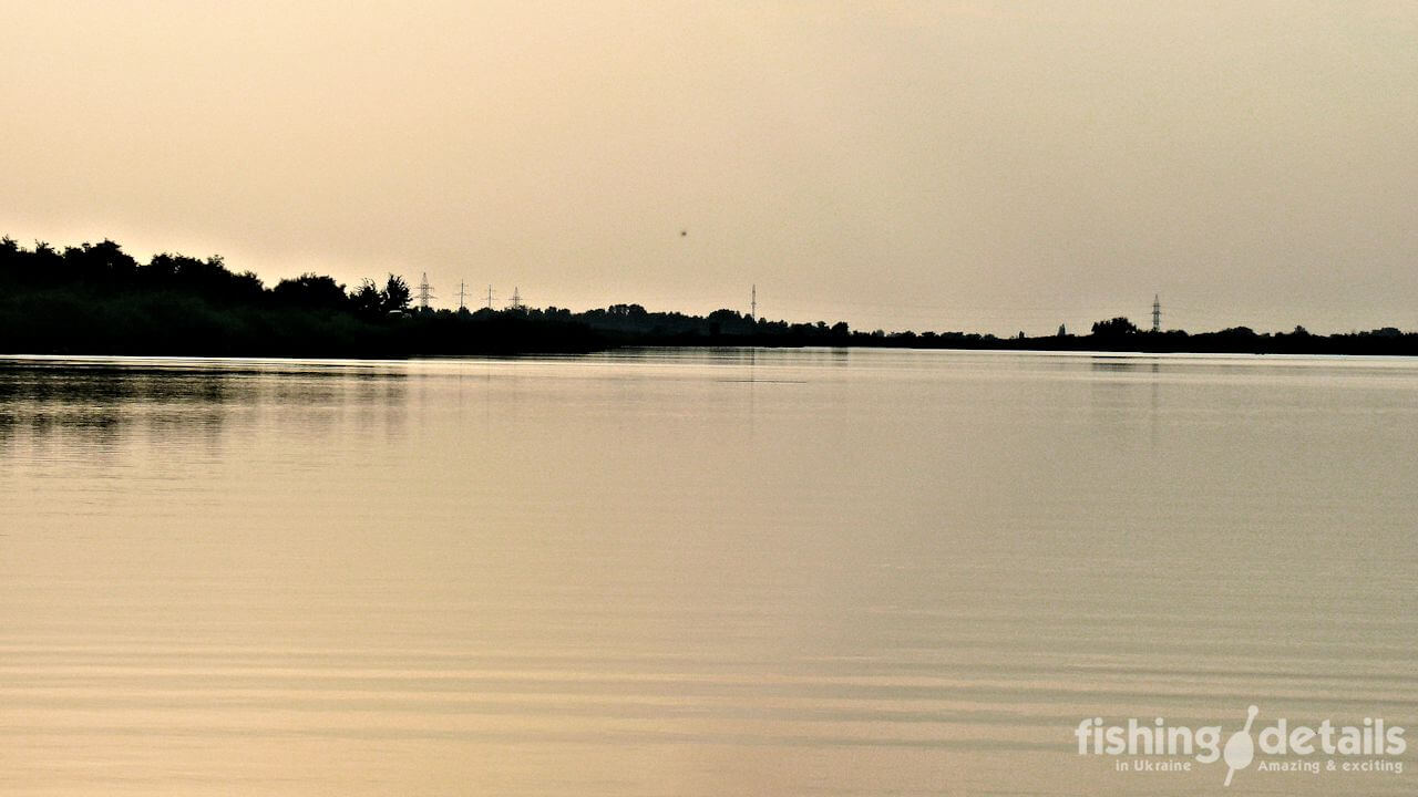 Ловля окуня на Самарі - Захід сонця