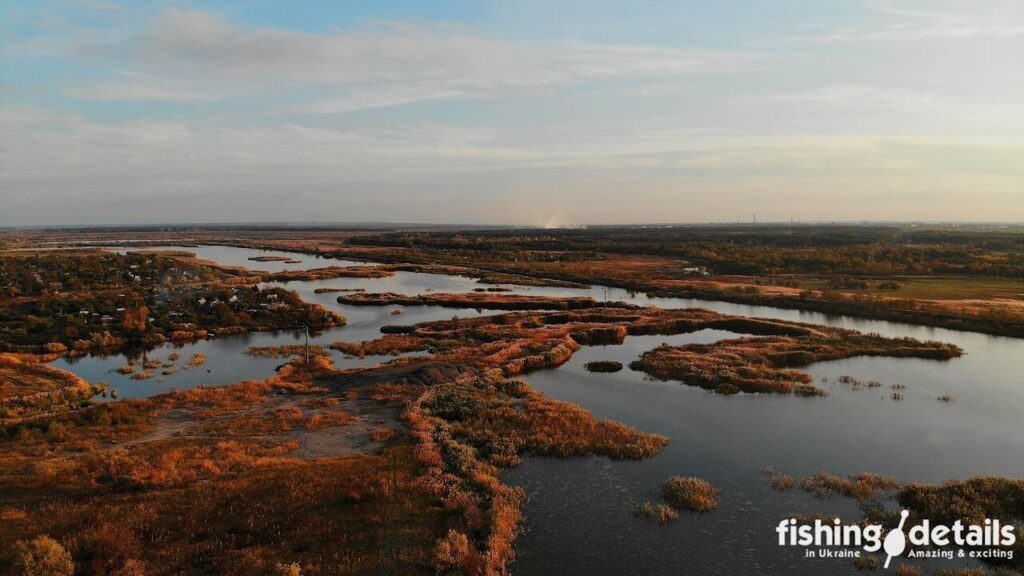 Риболовля на Дніпропетровщіні Самара з гори
